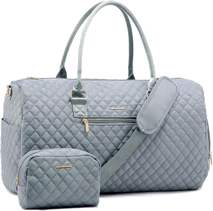 LOVEVOOK Travel Duffle & Weekender Bag for Women - Carry On, Overnight, Gym & Mommy Hospital Bag with Toiletry & Shoe Compartment by LOVEVOOK