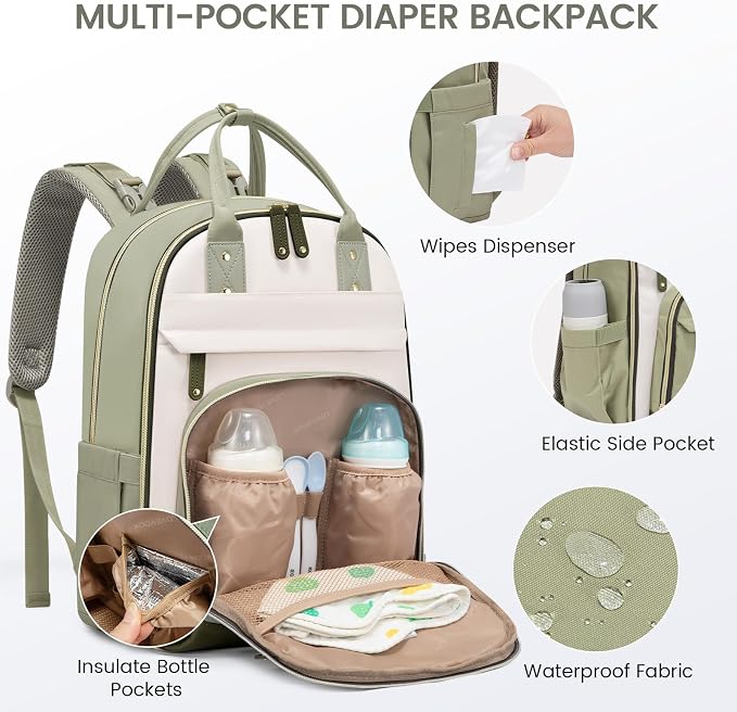 LOVEVOOK large capacity diaper backpack - Image 3