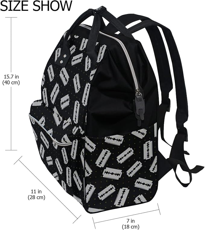 Large Capacity Baby Diaper Bag Hair Stylist Durable Multi Function Travel Backpack - Image 2