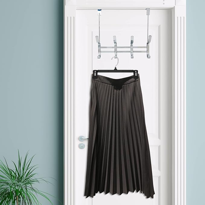 Pant & Skirt Hangers - Closet Hangers for Shorts, Shirts, Jeans, Dresses, Slacks, Coats, Clothes, Clothing, Garments & More - Durable, Space Saving & Non-Slip, Black - 75 Pack - Image 5