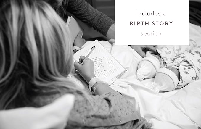A Complete Childhood History: From Pregnancy to 18 Years Old (Grey, Linen) | Baby Book and Pregnancy Journal | Baby Memory Book - Image 8