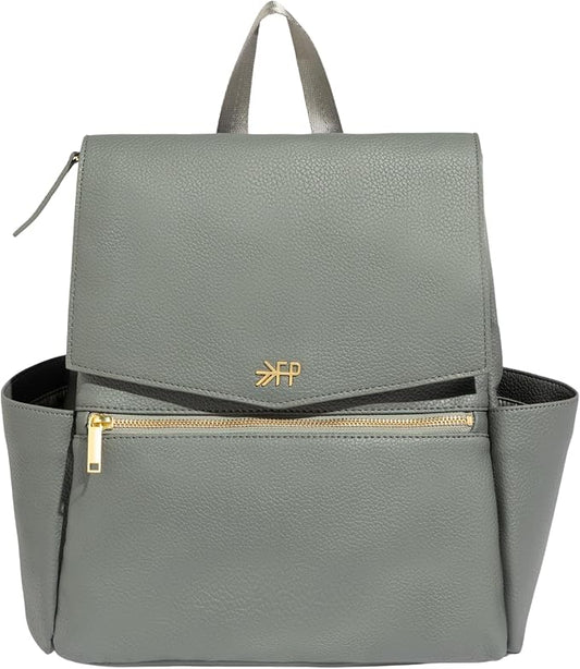 Freshly Picked Mini Diaper Bag II Backpack – Premium Vegan Leather Small Baby Bag without Changing Pad, Compact, Lightweight & Stylish for Moms On-the-Go, Stone by Unknown