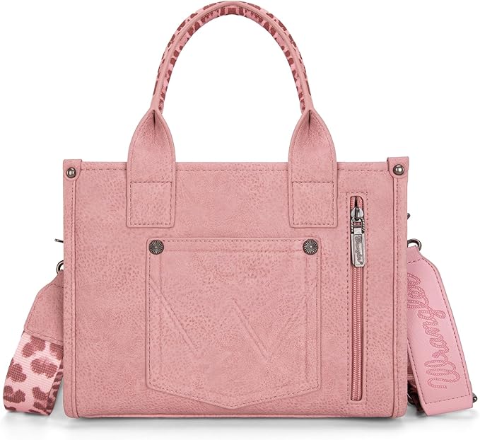Montana West × Wrangler Tote Bag for Women Western Cow Print Purse Designer Top Handle Handbags - Image 5