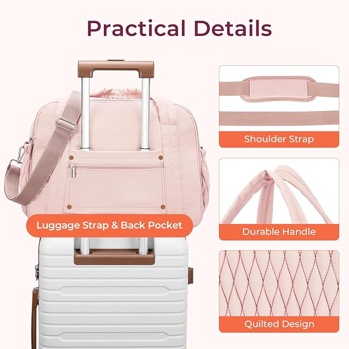 Telena Tote Diaper Bags, Travel Crossbody Large Capacity Hospital Bag for Women Labor Delivery with Pacifier Case - Image 6