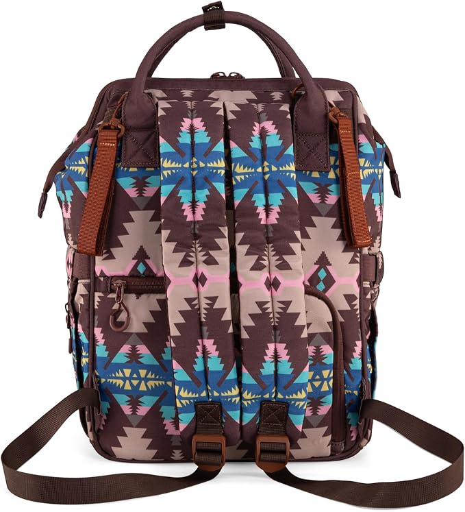 Wrangler Callie Diaper Bag Backpack with Stroller Straps Multifunction Baby Travel Bag WG2210-9110CF - Image 6