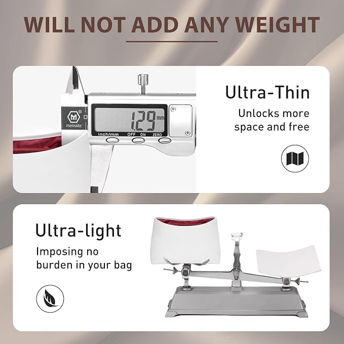 Brooklyn 28 Bag Insert, Purse Organizer Insert for Coach, White Merlot | Waterproof Dupontpaper For Coach Brooklyn Shoulder Bag 28, Lightweight, 5 Compartments Zipper Pocket, Elastic Holders - Image 8