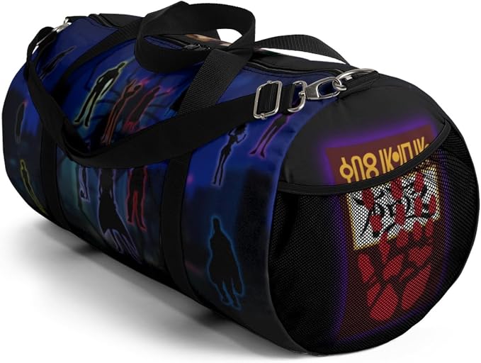 Anime Gym Bag for Women Men - Large Capacity Waterproof Workout Fitness Travel Sports Bags Fashion Street Camping Expandable Carry On Duffle Bag For Couple (Spder Troupe) PTY - Image 6