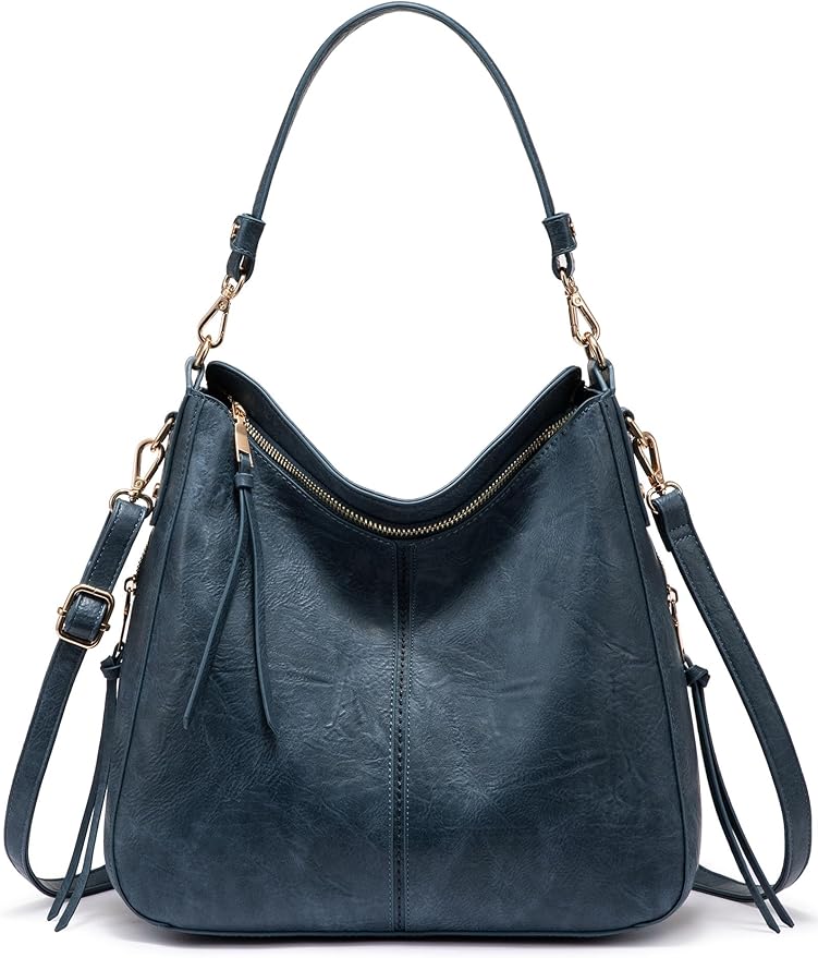 Hobo Crossbody Bag for Women, Designer Shoulder Purse Handbags by Realer