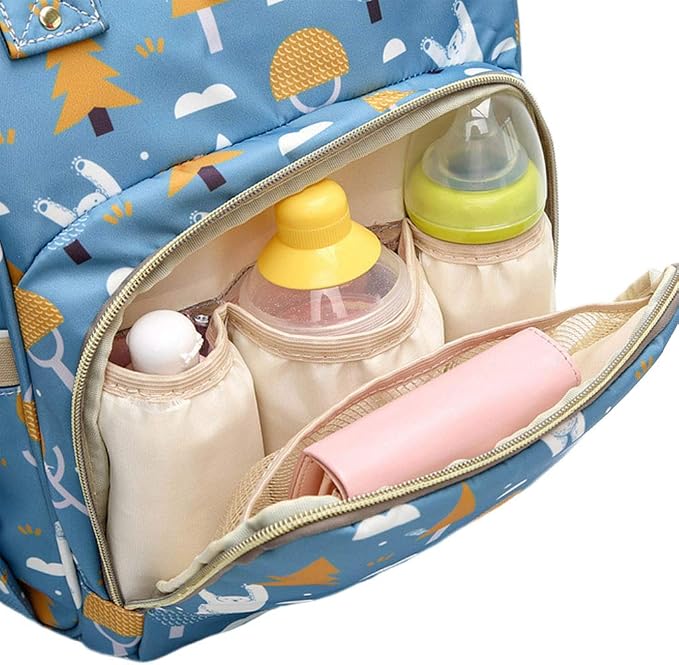 Large Capacity Baby Diaper Bag Backpack Waterproof Travel Nappy Diaper Bags Cute for Girls Boys (Polar bear) - Image 4
