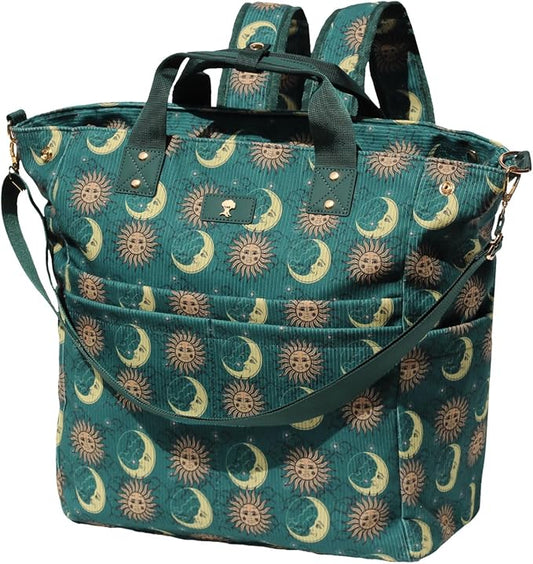 Diaper Tote Bag Totepack Backpack Crossbody Bag 3 in 1 for Women Laptop Backpack Multifunctional with Insulated Pockets by ESVAN