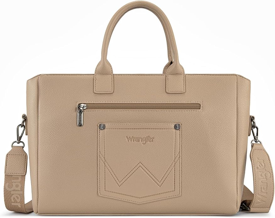 Wrangler Work Tote Bag for Men and Women Business Teacher Bag Large Capacity Briefcase Handbag with Adjustable Strap - Image 5