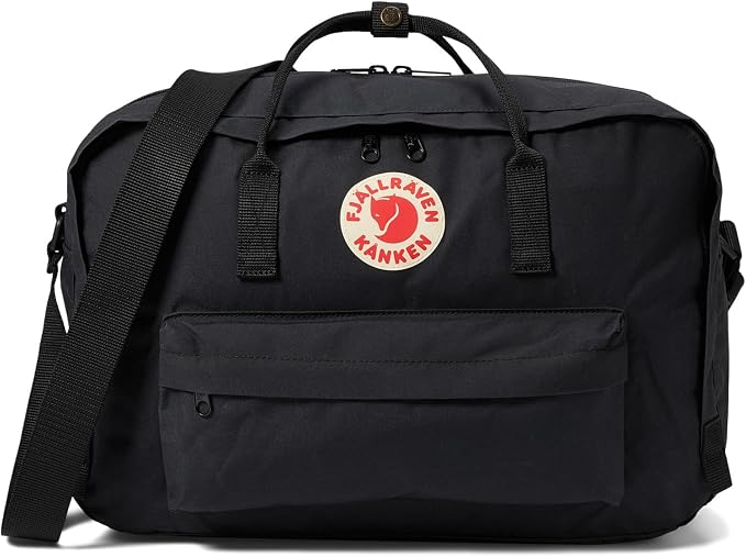 Fjallraven Kanken Weekender Bag, Large Travel Tote and Duffel for Overnight and Everyday Carry, Black by Unknown