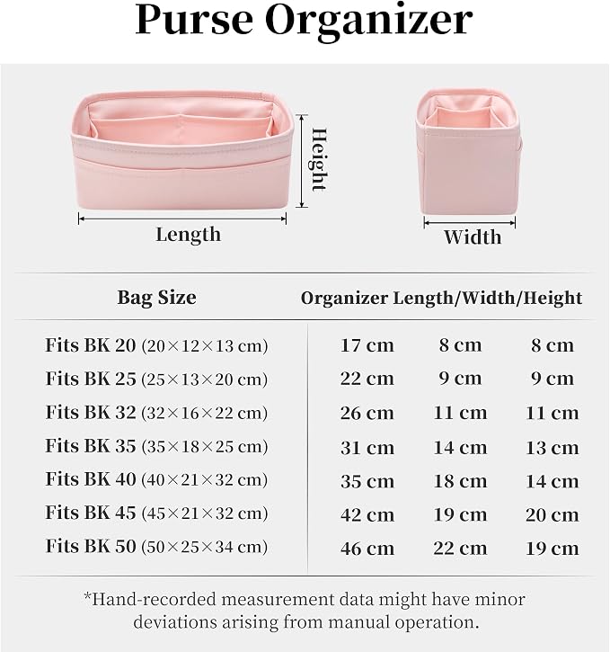 Satin Purse Organizer for Birkin 25, Pink | Retourne Style, Tailored Fit, Multiple Pockets, Lightweight Satin, Ideal for Travel, Shopping, and Daily Use - Image 9