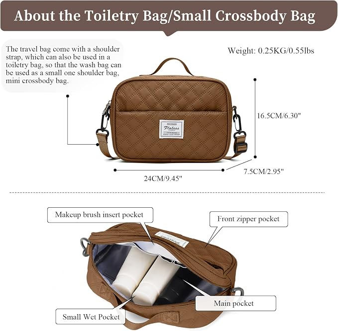Weekender Bags for Women,Personal Item Travel Bag with Shoes Compartment | Overnight Travel Duffel Bag with Grid Toiletry Bag,Carry-On Bag,Extra Large - Image 8