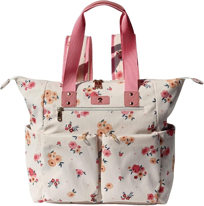 Diaper Tote Bag Totepack Backpack 2 in 1 for Women Multifunctional Large Capacity with Insulated Pockets Travel | Multifunctional by ESVAN