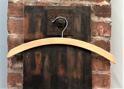 NAHANCO 40017 16” Premium Wood Shirt Hanger, Natural (Pack of 100) - Image 7