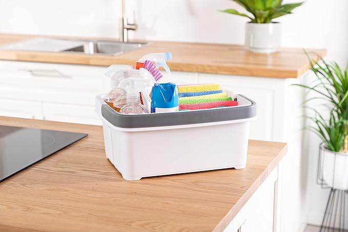 Minky Storage Caddy with Divider White - Image 4
