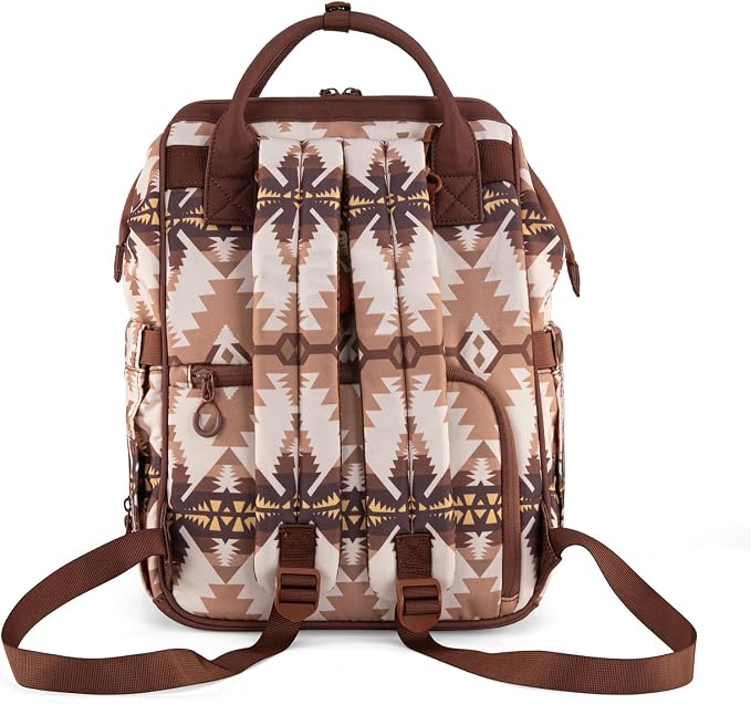 Wrangler Callie Diaper Bag Backpack with Stroller Straps Multifunction Baby Travel Bag WG2210-9110TN - Image 6