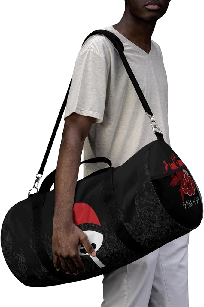 Anime Gym Bag for Women Men - Large Capacity Waterproof Workout Fitness Travel Sports Bags Fashion Street Camping Expandable Carry On Duffle Bag For Couple (Nar Tachi) PTY - Image 2