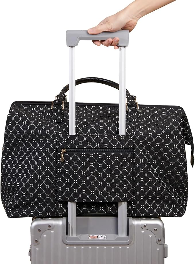 SUNVENO Mommy Bag, Large Hospital Bag with Changing Pad, Organizer Pouches & Luggage Sleeve for Travel & Diaper Essentials - Image 10