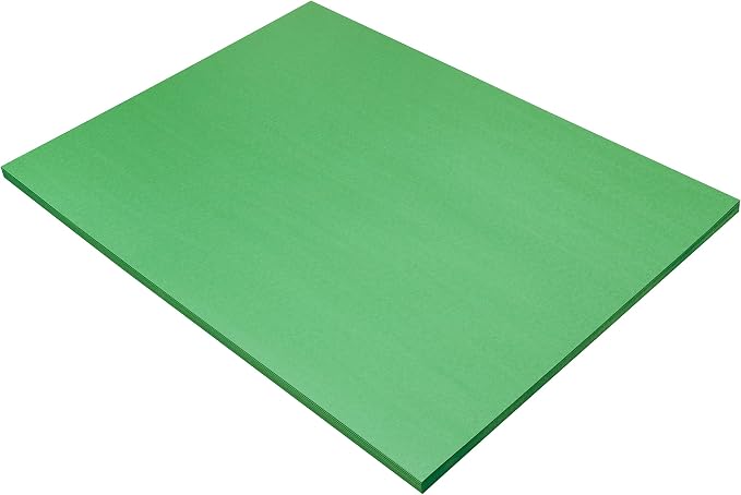 Prang (Formerly SunWorks) Construction Paper, Bright Green, 9" x 12", 50 Sheets | Formerly SunWorks, P9603 by Prang