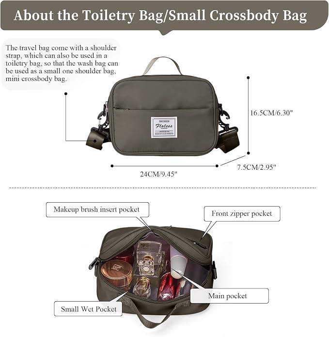 Weekender Bags for Women, Personal Item Travel Bag with Shoes Compartment | Overnight Travel Duffel Bag with Toiletry Bag, Airplane Friendly Carry-On Bag - Image 9