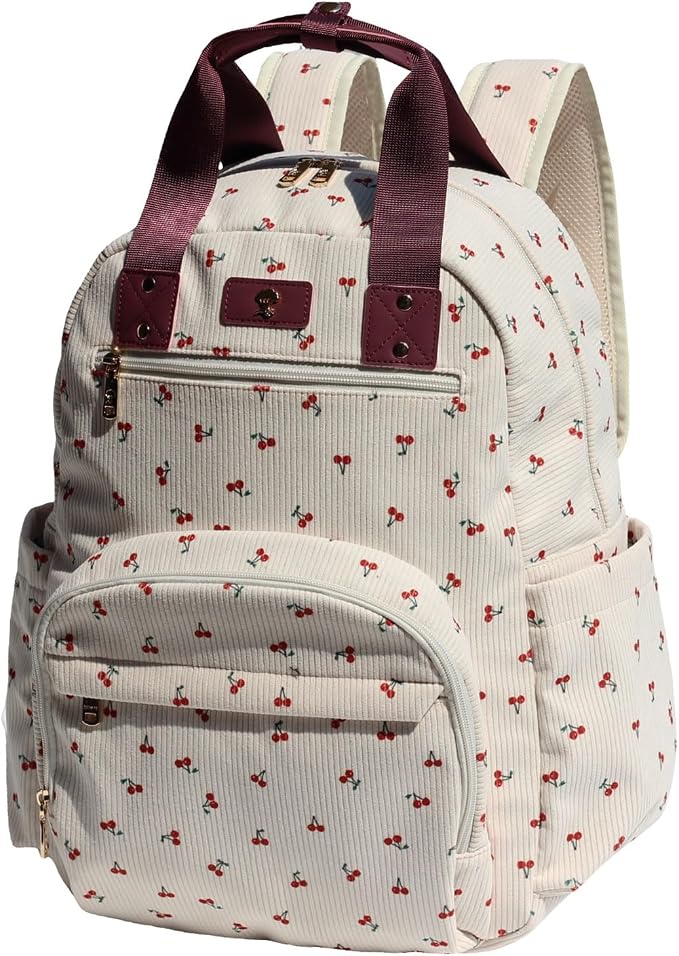 Diaper Bag Backpack Corduroy Multifunction Baby Fashion Travel Pack office Laptop Bag by ESVAN