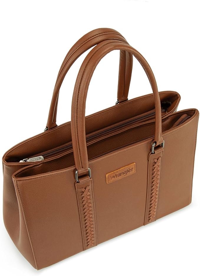 Montana West Wrangler Laptop Tote Bag for Women 15.6 Inch Computer Bag for Work Large Double Compartment Purse and Handbag - Image 5