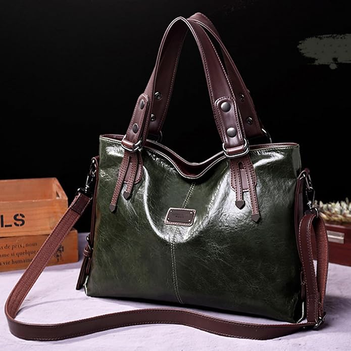 Handbags and Purses for women Vegan Leather Tote Bag for Women Satchel Shoulder Bags Travel Purse with Compartments - Image 3