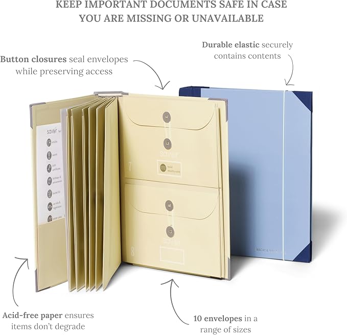 Savor | 2025 Edition in Case Go Missing™ Binder | Viral TikTok Folio for True-Crime Fans to Record Personal Info, Estate Planning & Emergency Preparation - Image 4