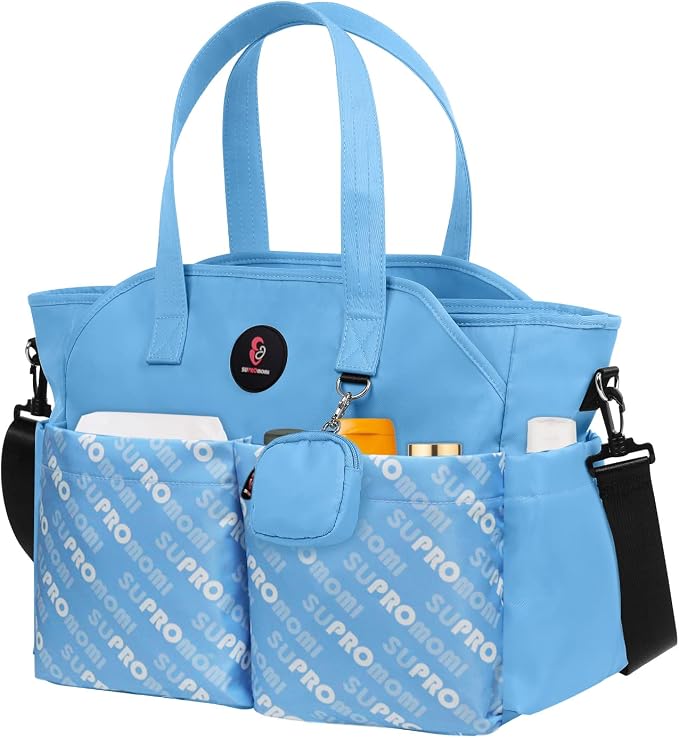Diaper Bag Tote: Large Tote Baby Bag Boy Diaper Bag Stylish Girl Diaper Bag,Shoulder Mommy Bag by SUPROMOMI