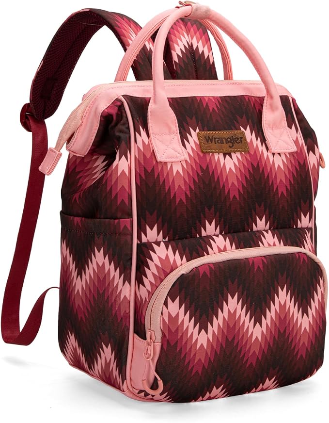 Montana West Wrangler Aztec Callie Diaper Bag Backpack with Stroller Straps Multifunction Baby Travel Bag WG2211-9110DPK by THEOFFICIALMONTANAWEST
