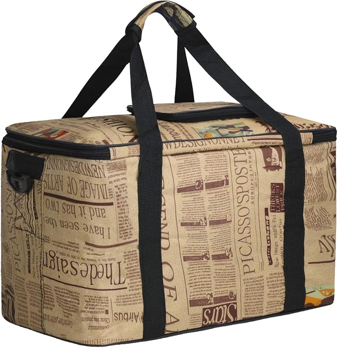 Starsouce Large Capacity Art Supply Organizer Tote Bag – Padded Craft Storage with Adjustable Shoulder Strap, Foldable Travel Caddy for Brushes, Markers, Sketchbook, Watercolor Palette & More - Image 6