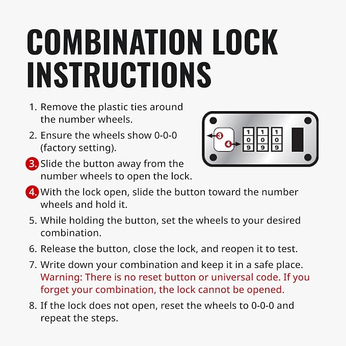 Vaultz File Organizer Storage Box - 14 x 7.25 x 12 Inch Legal Size, Portable Locking Storage Totes with Dual Combination Locks for Filing Office Documents - Black | Dual combination locks for added security, portable design for filing office documents,... - Image 10