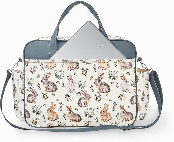 Kamay's Mummy Shoulder Bag Diaper Bag Chic Nappy Changing Bag Tote/Messenger Style Large with Changing Mat, Adjustable Straps - Image 7