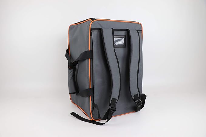 Allplay Game Haul Board Game Bag, Heavy-Duty Carry Case with Shoulder Strap | Padded Travel Bag for Board Games & Tabletop Storage | Large Capacity | Water-Resistant Design (Oxford Gray) - Image 2