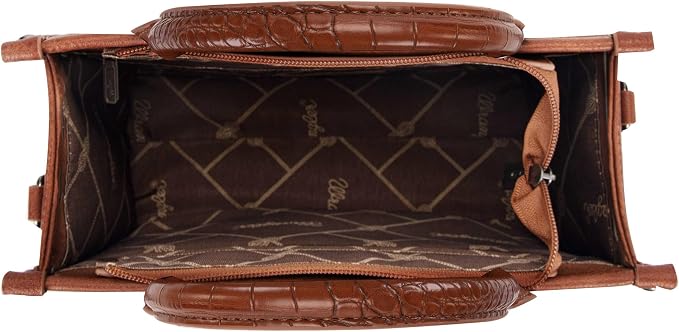 Montana West × Wrangler Tote Bag for Women Western Cow Print Purse Designer Top Handle Handbags - Image 4