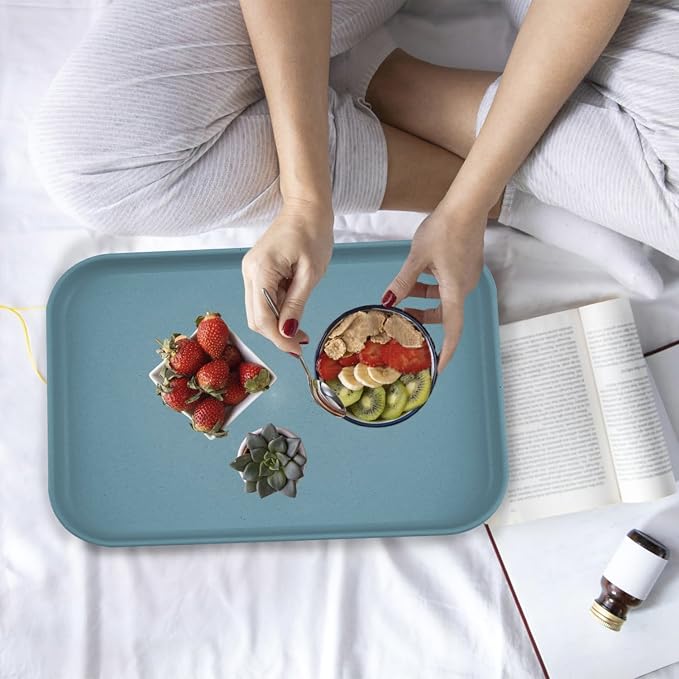 Plastic Art Trays,10-Pack Large Plastic Art Trays (14.9 x 10.6in),Stackable Activity Tray Crafts Organizer Tray Serving Tray Jewelry Tray for DIY Projects, Painting, Beads, Organizing Supply - Image 6