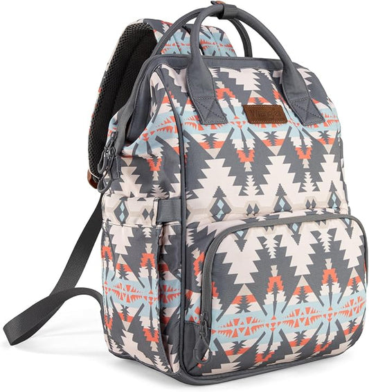 Wrangler Callie Diaper Bag Backpack with Stroller Straps Multifunction Baby Travel Bag WG2210-9110GY by Wrangler%C2%AE