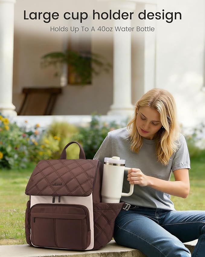 LOVEVOOK Diaper Bag Backpack With Pocket For Large Capacity Cup,Multi-Function Baby Travel Bag For Mom Dad,Waterproof Baby Bag for Boys Girls with Changing Pad,Insulated Bag,Stroller Straps,Green - Image 2