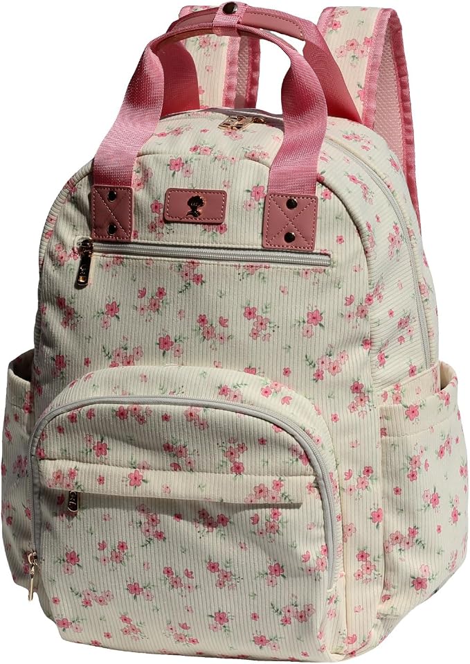 Diaper Bag Backpack Corduroy Multifunction Baby Fashion Travel Pack office Laptop Bag by ESVAN