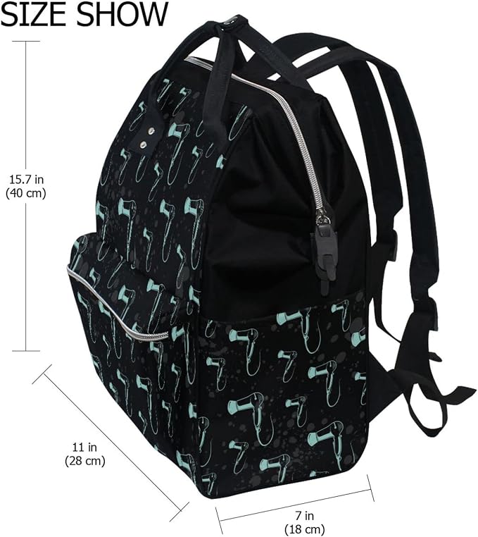 Large Capacity Baby Diaper Bag Hair Stylist Durable Multi Function Travel Backpack - Image 2