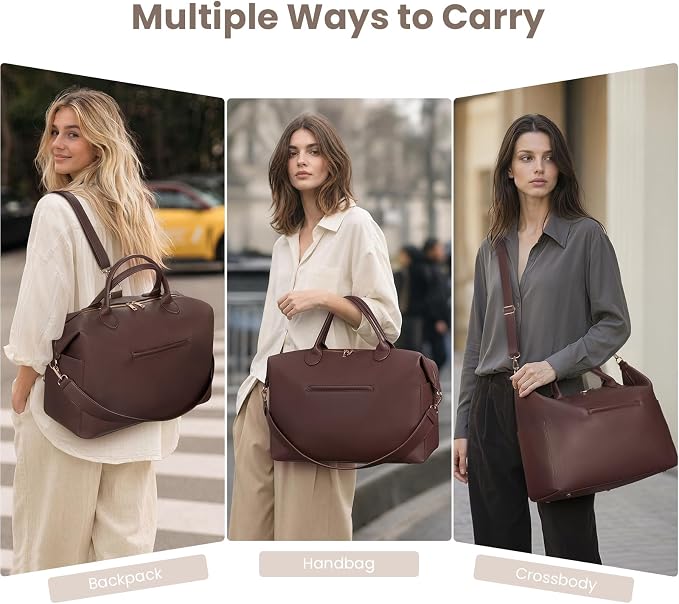 Diaper Bag Tote Convertible Vegan Leather Diaper Tote Backpack Diaper Mommy Bags Hospital Bag Work Totes - Image 3