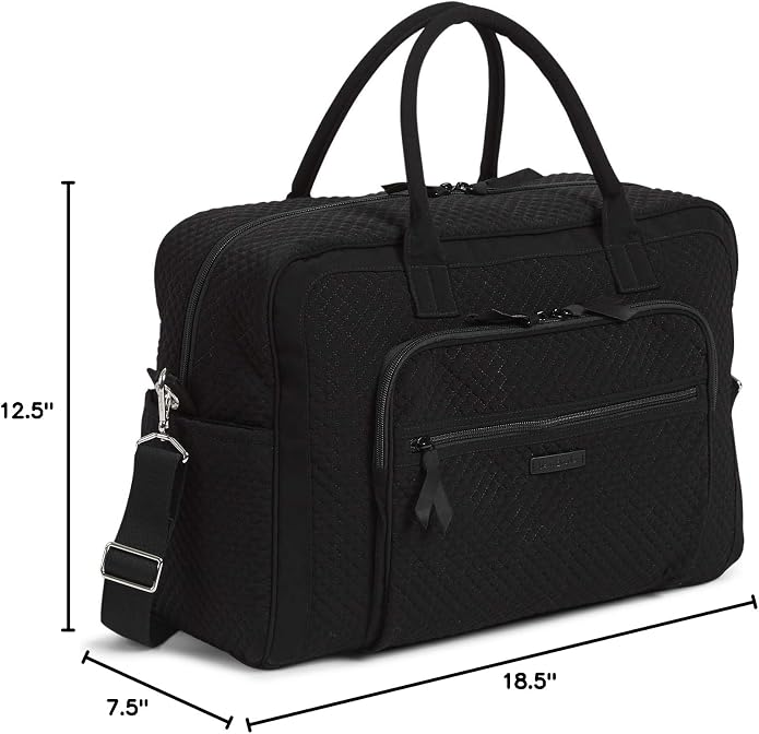 Vera Bradley Women's Microfiber Weekender Travel Bag - Image 7