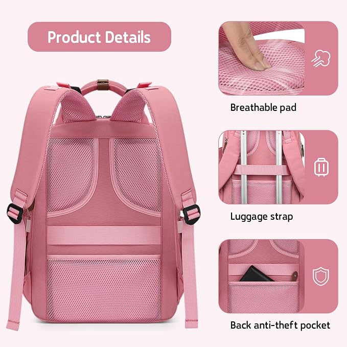 Maelstrom Diaper Backpack, 30L Pink - Image 3