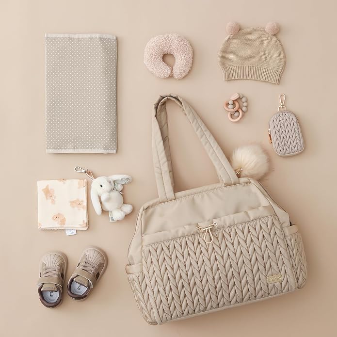Asha Diaper Bag Tote For Daily Use, Travel Shoulder Diaper Bag With Long Strap - Image 3