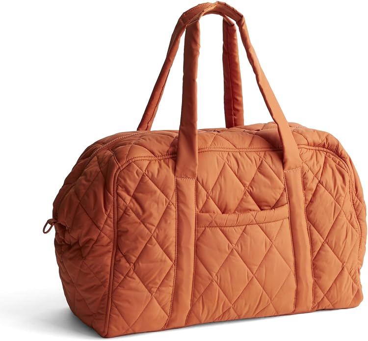 Vera Bradley Featherweight Large Miramar Weekender Travel Bag, Swirling Poppies - Image 3