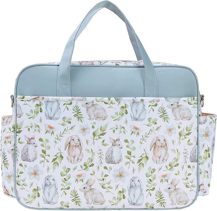 Kamay's Mummy Shoulder Bag Diaper Bag Chic Nappy Changing Bag Tote/Messenger Style Large with Changing Mat, Adjustable Straps - Image 4