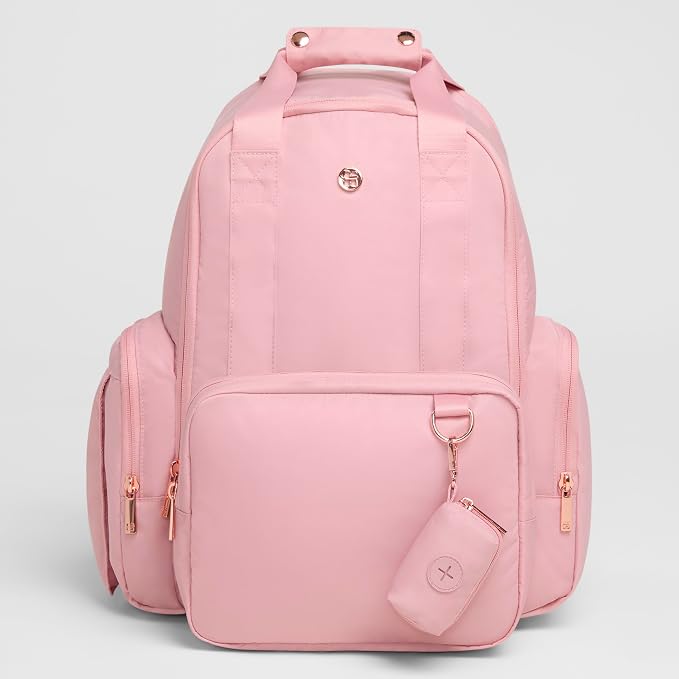 HUGGIES Unisex-adult Signature Hug Pack Diaper Backpack, Bridal Rose, One Size by Huggies%C2%AE