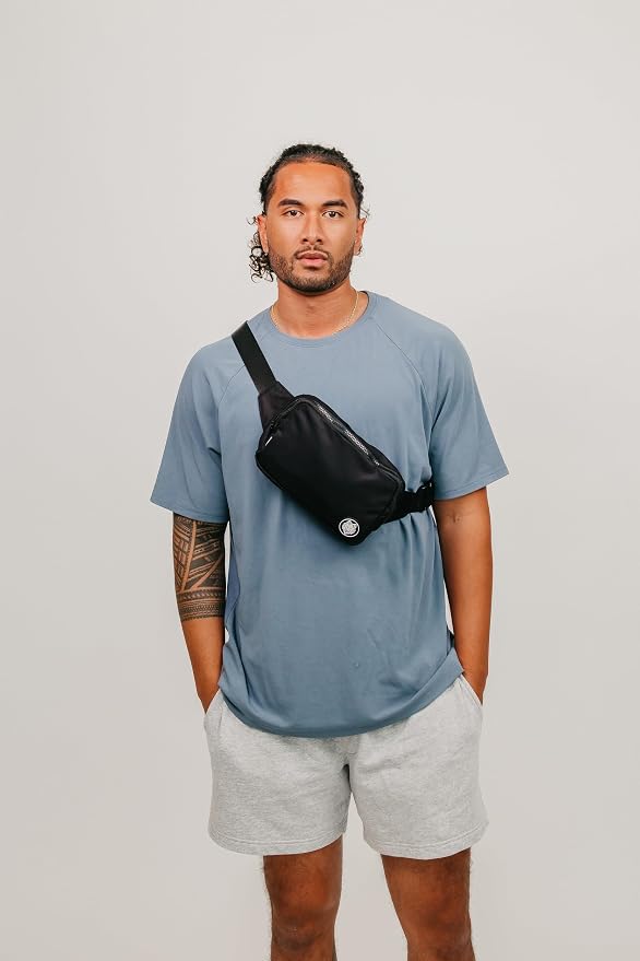 Fanny Pack Diaper Bag for Dads - Small Hands-Free Diaper Fanny Pack for Men | Water-Resistant Mini Dad Diaper Bag Fits Diapers, Full Wipes Pack, Snacks & Phone - Image 4